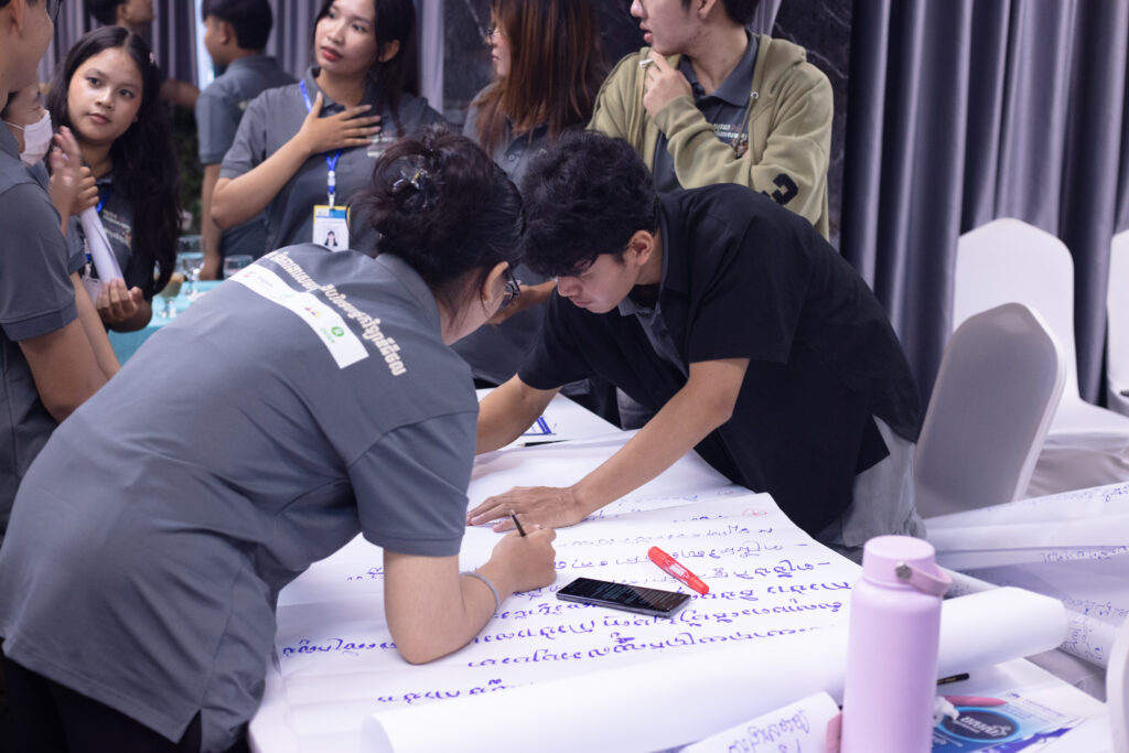 YIELD participants work together